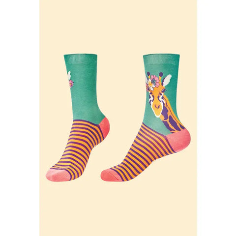 Socks - Fancy Giraffe