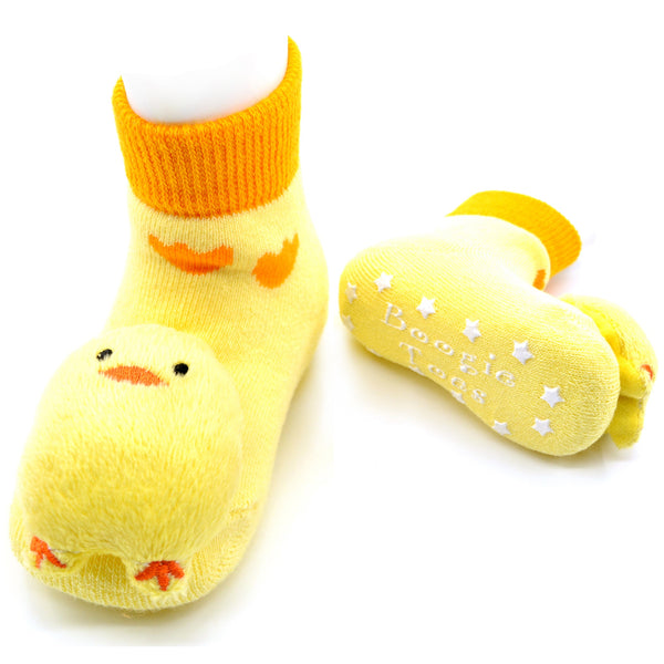 Boogie Toes Rattle Socks - Baby Chick