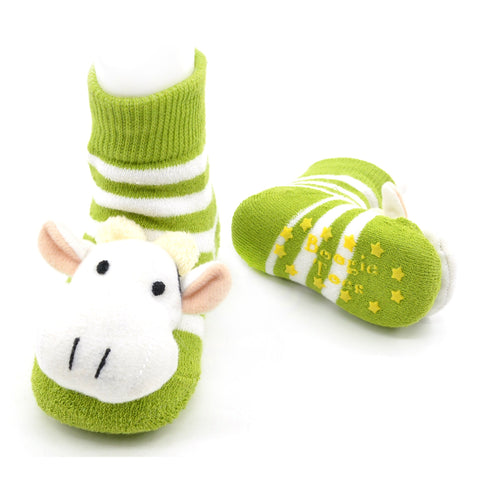 Boogie Toes Rattle Socks - Cow