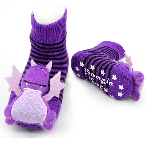 Boogie Toes Rattle Socks - Dragon
