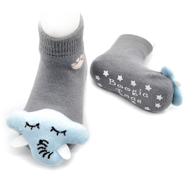Boogie Toes Rattle Socks - Elephant
