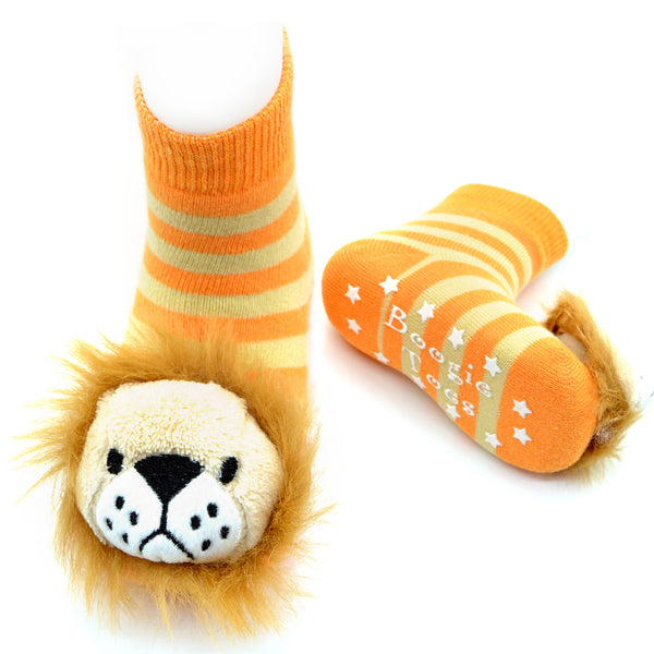 Boogie Toes Rattle Socks - Lion