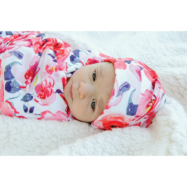 Baby Gown - Rose Floral