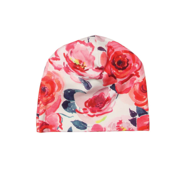 Baby Hat - Rose Floral