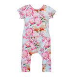 Baby Romper - Peony Splendor