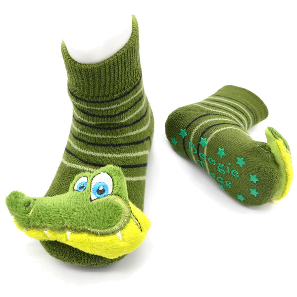 Boogie Toes Rattle Socks - Alligator