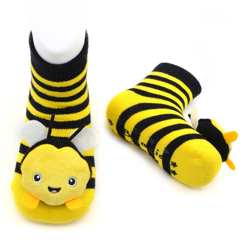 Boogie Toes Rattle Socks - Bumblebee