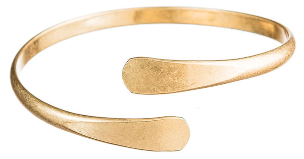 Crossover Cuff Bracelet - Gold