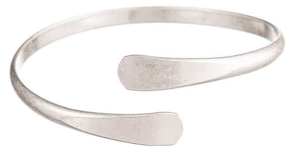 Crossover Cuff Bracelet - Silver