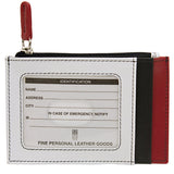 Credit Card Holder w Zip Pocket  RFID Protected