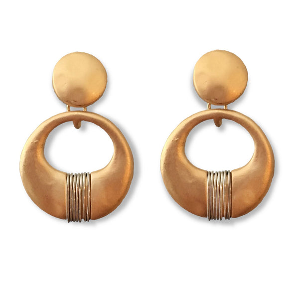 Earrings - Gold Drop
