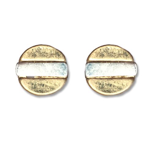 Earrings - Two Tone Post
