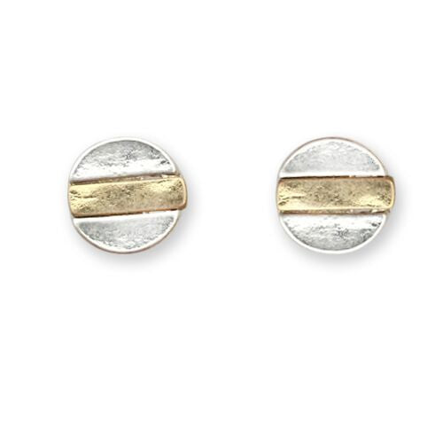 Earrings - Two Tone Post