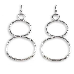 Earrings - Double Circle