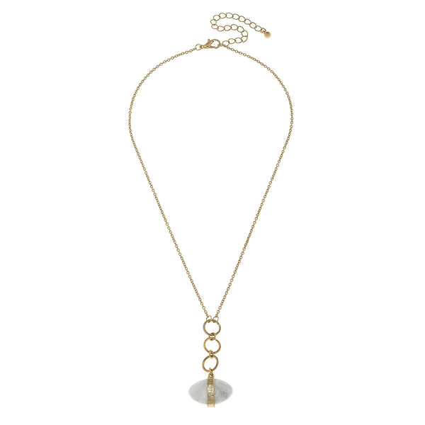 Necklace - Howlite